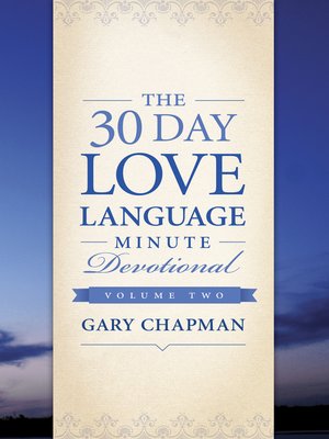 cover image of The 30-Day Love Language Minute Devotional Volume 2